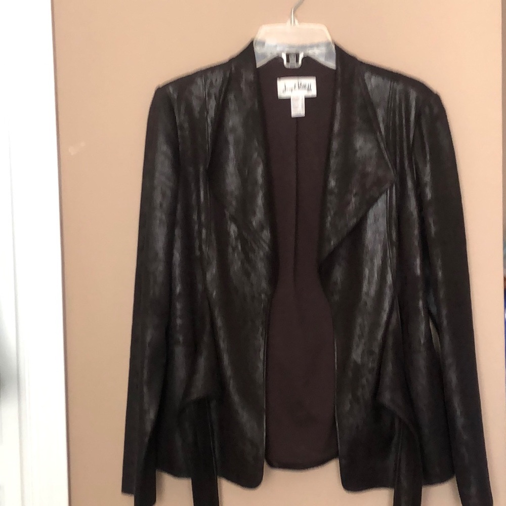 Brown suede blazer